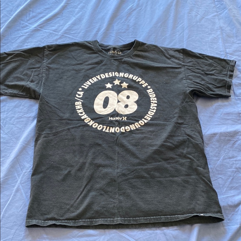 Hurley Black Graphic T-Shirt